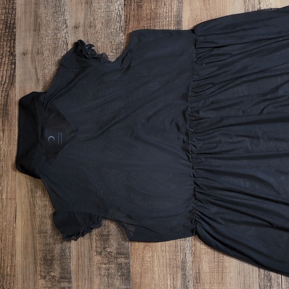 Killstar Eve's Hollow Mesh See Thru Dress Size 4XL (20-22) In Black Goth Rave - Picture 6 of 12